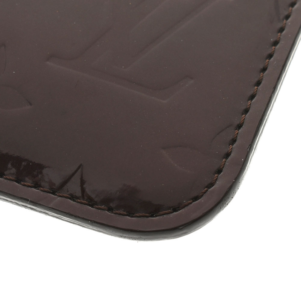 Louis Vuitton Vernis Patent Pochette NM Amarante Purple Wallet - Picture 5 of 12